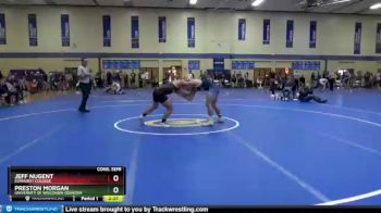 165 lbs Cons. Semi - Jeff Nugent, Elmhurst College vs Preston Morgan, University Of Wisconsin-Oshkosh