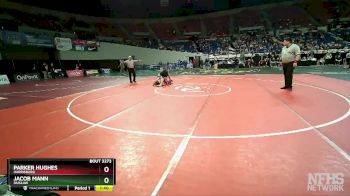 3A-175 lbs 5th Place Match - Parker Hughes, Harrisburg vs Jacob Mann, Siuslaw