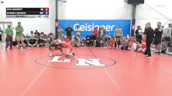 46 lbs Rr Rnd 2 - Mya Beckett, Badger Girls Elite - W vs Sydney Branch, Virginia Team Predator - W