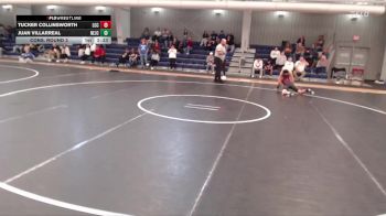 141 lbs Cons. Round 3 - Juan Villarreal, Northeastern Junior College vs Tucker Collinsworth, Labette Community College