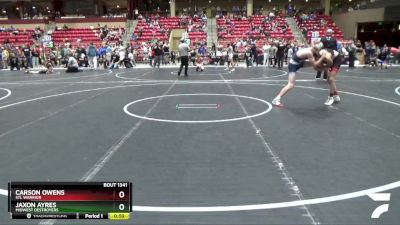 120 lbs Cons. Round 4 - Carson Owens, STL Warrior vs Jaxon Ayres, Midwest Destroyers