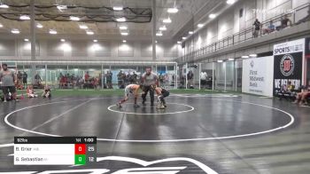 92 lbs Prelims - Brady Grier, Iowa Blue vs Gavin Sebastian, Michigan