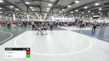 116 lbs Semifinal - Jayden Preston, Live Training vs Remington Judd, Grindhouse WC