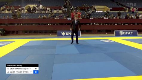 Sophia Grace Montenegro vs Ana Luiza Frias Fernandes 2024 Pan IBJJF Jiu-Jitsu No-Gi Championship