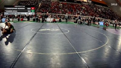 5A 175 lbs Champ. Round 1 - Christopher Rowden, Mountain Home vs Damien Avila, Blackfoot