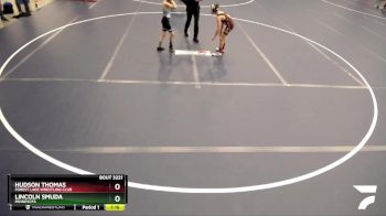 71 lbs Cons. Round 4 - Hudson Thomas, Forest Lake Wrestling Club vs Lincoln Smuda, Minnesota