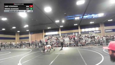 191 lbs Round Of 16 - Abby Strategos, Nomad Wrestling vs Briana Alvarado, Scotsmen WC