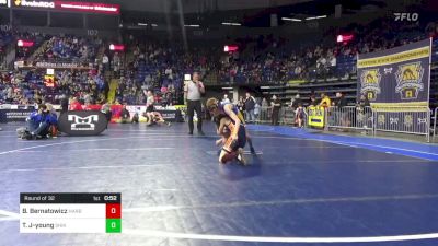 67 lbs Round Of 32 - Blake Bernatowicz, Harborcreek vs Tate Johnson-young, Shikellamy