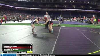 Girls - 140 lbs Cons. Round 2 - MacKenzie Maka, Allendale HS vs Rhiannon Trumble, Mt Morris (EAJ) HS