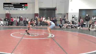165 lbs Semifinal - Tanner Peake, Davidson vs Thomas Snipes, The Citadel