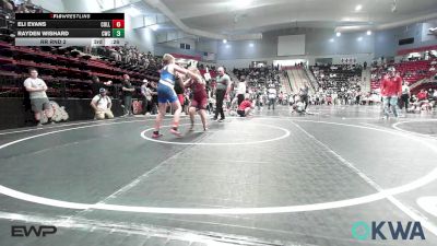 120 lbs Quarterfinal - Knox Wright, Collinsville Cardinal Youth Wrestling vs Riley Robb, IRONMEN Wrestling Club