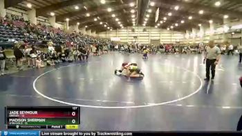 127 lbs Round 5 (6 Team) - Madison Sherman, Utah Gold vs Jade Seymour, Oregon