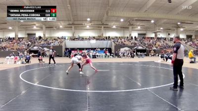 Girls 114 lbs 1st Place Match - Senna Grassman, Cleveland High School vs Tatiana Pena-Corona, Clarksville High School