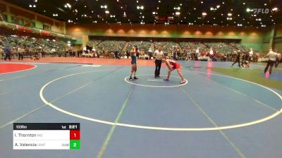 133 lbs Round Of 32 - Isaac Thornton, Indiana vs Aden Valencia, Unattached