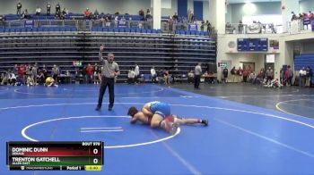 157 lbs Cons. Semi - Dominic Dunn, Dekalb vs Trenton Gatchell, ALLEN EAST