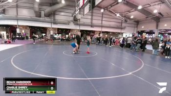 132 lbs Cons. Round 1 - Charlie Shirey, NB Elite Wrestling Club vs Beaux Harkrider, Spring Klein Wrestling Club