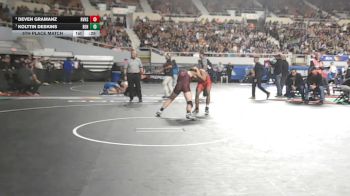 146-D4 5th Place Match - Deven Gramanz, River Valley High School vs Kolttin Deskins, Benson
