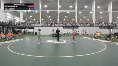80 lbs Amelia Stafford, South Carolina vs Kona Hughes, Iowa