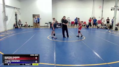 110 lbs 2nd Wrestleback (8 Team) - Hunter Parker, New York Blue vs Tyson Crowsey, Texas