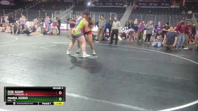 W 200 lbs Round 3 (4 Team) - Zoe Adam, North Carolina vs Maria Aiono, USA