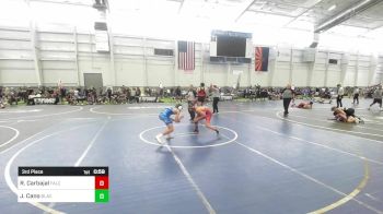 123 lbs 3rd Place - Raymond Carbajal, Falcon Wrestling Club vs Jeremiah Cano, BlackCat WC