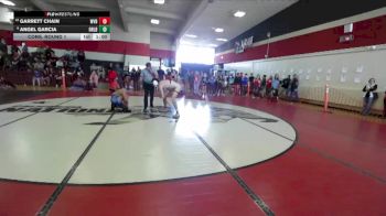 Boys 140 lbs Cons. Round 1 - Garrett Chain, West Valley Boys vs Angel Garcia, Orland Boys