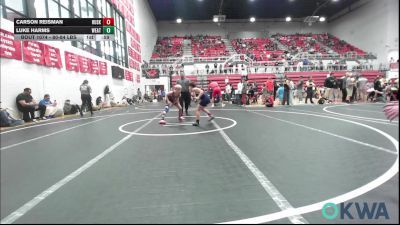 80-84 lbs Rr Rnd 5 - Carson Reisman, Husky WC vs Luke Harms, Weatherford Youth Wrestling