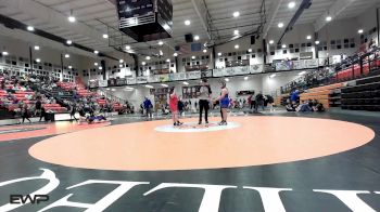 170 lbs Semifinal - Isabella Oldham, Durant High School Girls vs Jocelyn Miller, Pryor MS Girls