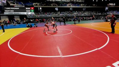 6A 157 lbs Cons. Round 3 - Luke Podowski, Conroe The Woodlands vs Truitt Box, Lamar Fulshear