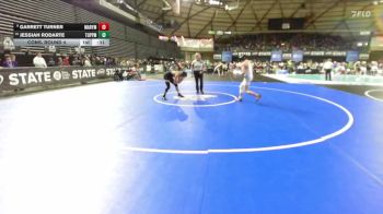 Boys 2A 126 lbs Cons. Round 4 - Garrett Turner, Marysville Pilchuck vs Jessiah Rodarte, Toppenish