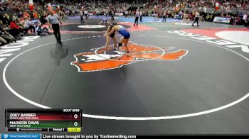 Champ. Round 1 - Madison Davis, West Holt Girls vs Zoey Barber, Omaha Westside Girls