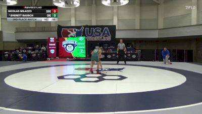 105 lbs 5th Place Match - Nicolas Milazzo, Springs Elite Wrestling Club vs Everett Rausch, Chesterton Wrestling Club