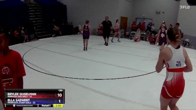 130 lbs Round 2 (6 Team) - Brylee Gugelman, Nebraska Red Girls vs Ella Saewert, Minnesota Storm Girls