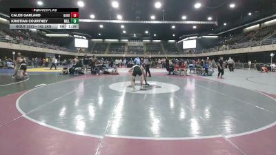 142 lbs Semifinal - Caleb Garland, Gloucester vs Kristian Courtney, Millsboro