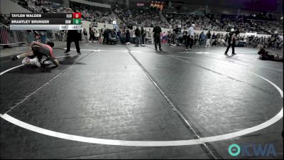 76 lbs Consi Of 8 #2 - Taylen Walden, Elgin Wrestling vs Brantley Brunger, Raw Wrestling Club