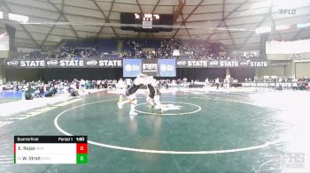 3A 285 lbs Quarterfinal - Wyatt Strait, Ferndale vs Elias Rojas, Ingraham