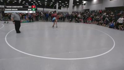 82 lbs Champ. Rd Of 32 - Zander Braun, Mat Pack Wrestling Club vs Tatem Constantini, Team Nazar Training Center