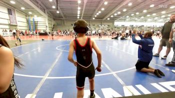 56 lbs Rr Rnd 1 - Isaac Guastella, Mat Warriors Stars vs Sydney Yu, Team Germantown