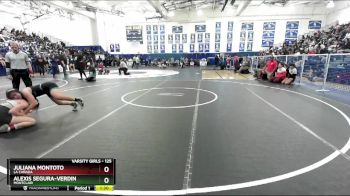 125 lbs Champ. Round 2 - Alexis Segura-Verdin, Montclair vs Juliana Montoto, La Cañada