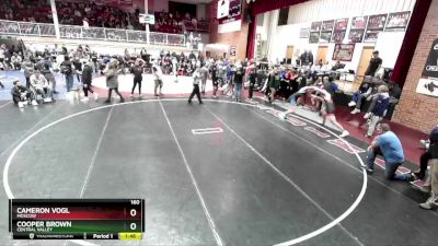160 lbs Cons. Round 2 - Cooper Brown, Central Valley vs Cameron Vogl, Moscow