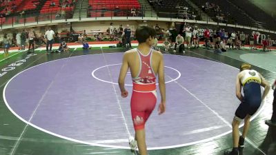 120 lbs Cons. Sub-semis - Zaine Labra, Hawaii vs Nolan Carlson, Utah