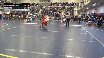 145 lbs Consy 2 - George Emendorfer, Baylor-TN vs Reese Hite, Altoona