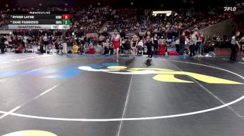4A 106 lbs Quarterfinal - Ryker Layne, Homedale vs Zane Fabrizius, American Falls