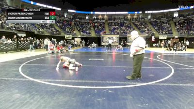 60 lbs Quarterfinal - Victor Pleskovich, Fort Cherry vs Owen Zimmerman, Delaware Valley