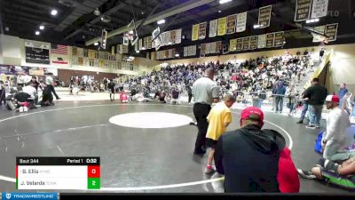 102 lbs Quarterfinal - Bryce Ellis, Hemet Youth Wrestling Club vs Joshua Velarde, TUF CALIFORNIA WRESTLING ACADE