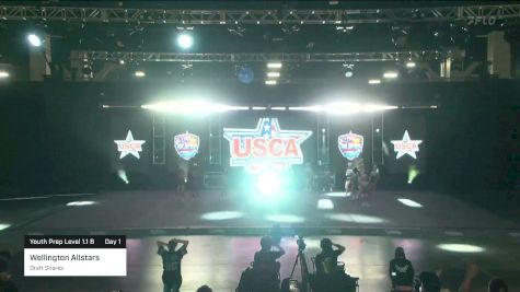 Wellington Allstars - Draft Sharks [2026 Youth Prep Level 1.1 B Day 1] 2026 US Open Cheerleading & Dance Championship