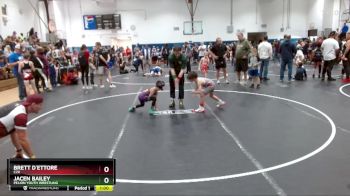 55 lbs Semifinal - Brett D`Ettore, C2X vs Jacen Bailey, Pelion Youth Wrestling