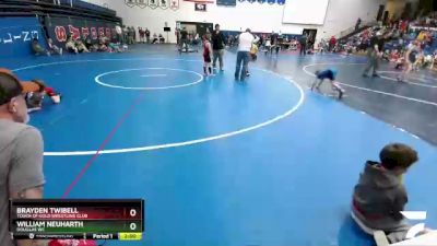 82 lbs Round 1 - Brayden Twibell, Touch Of Gold Wrestling Club vs William Neuharth, Douglas WC