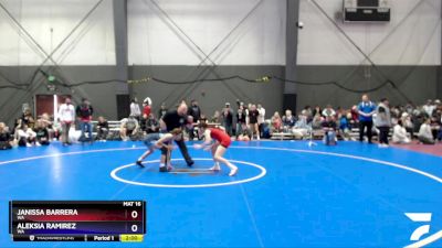 100 lbs Cons. Round 1 - Janissa Barrera, WA vs Aleksia Ramirez, WA