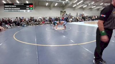 150 lbs Cons. Round 2 - Sawyer Schneider, Poudre vs Prestyn Baca, Cleveland
